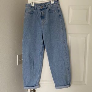 COS tapered denim mom jeans